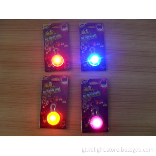 LED Safety Dog Pendant High Brightness in The Dark, Blister Card Different Color